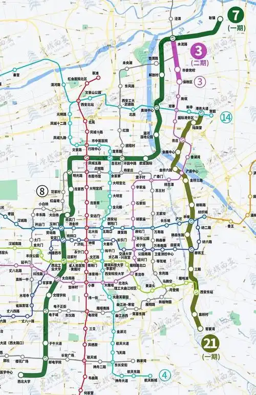西安地铁四期大幅缩水这些区域成规划盲区