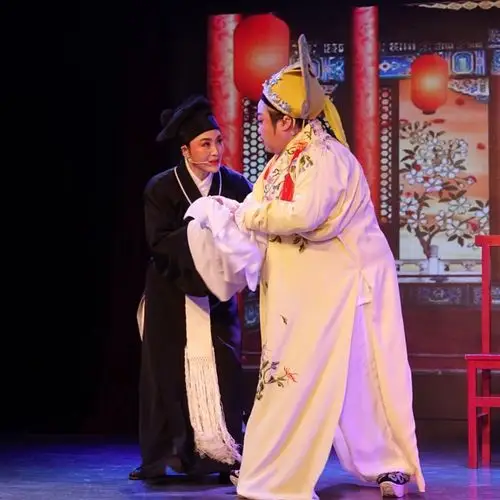 《王老虎抢亲》诙谐风趣的剧照