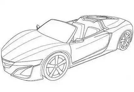 画跑车画跑车法拉利