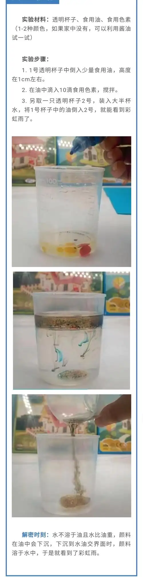 实验3:彩虹雨