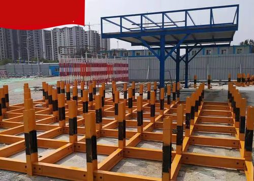 建筑工地钢筋堆放架钢筋材料摆放平台钢筋支架工地材料存放平台