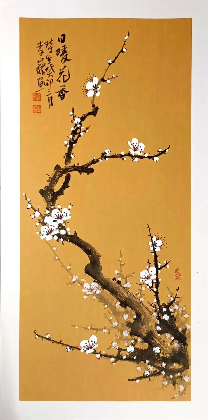 朋友你喜欢哪一幅?#梅花国画教学 #零基础学画画 #感受国画 - 抖音