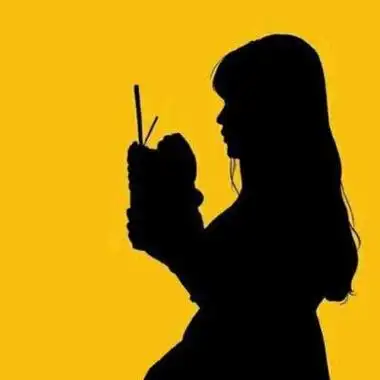 女生影子头像在这个冬天和最好的自己碰面