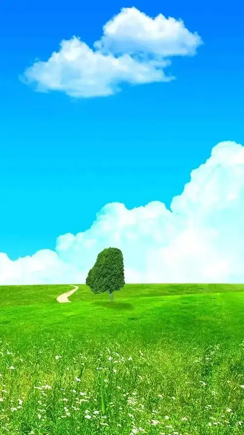 蓝天白云晴空万里唯美手机壁纸(6)