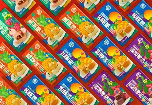 何记西饼系列食品包装设计品牌插画糕点零食