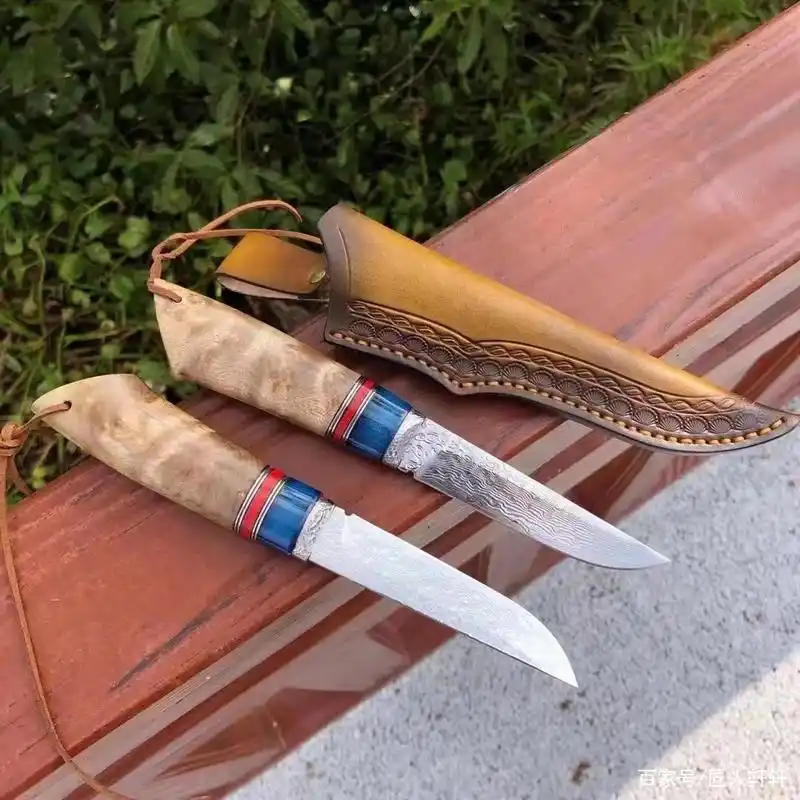 大马士革北欧猎刀,鉴赏