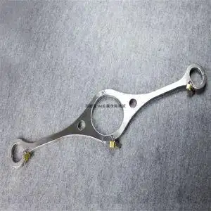 新款 成人重型不锈钢项圈一字型枷手颈铐用品玩具另类玩具
