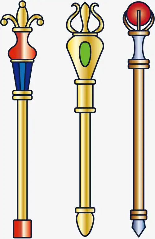 洁净矢量多样化矢量皇族权杖