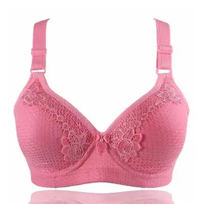 波迷娜(bomina)丰满胖女号胸罩新款大码薄款色调整型女士内衣显胸小无