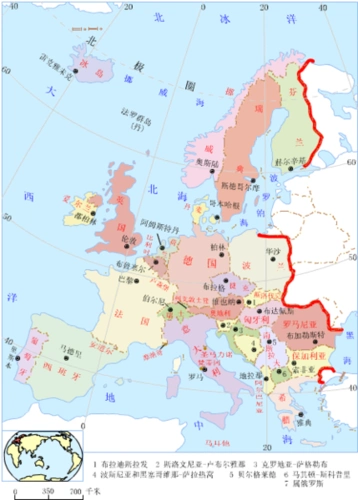 欧洲西部岛屿国家有哪些欧洲西部哪些是岛