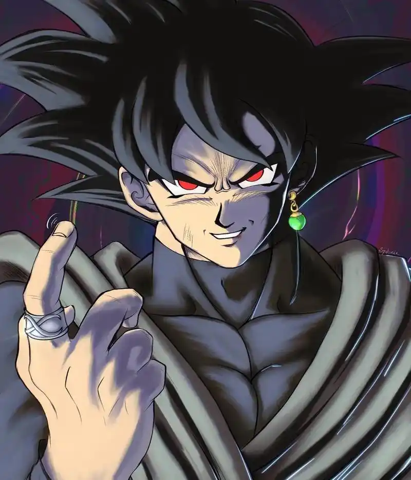 黑悟空#视觉 #龙珠 #动漫手绘 - 抖音