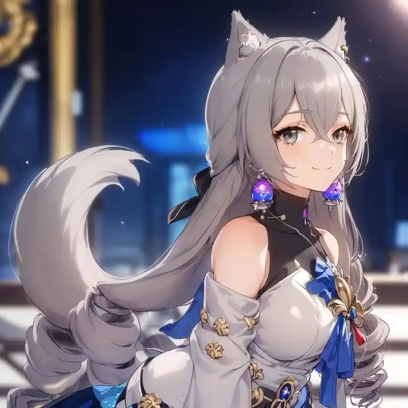 漏出狐狸尾巴的布洛妮娅.