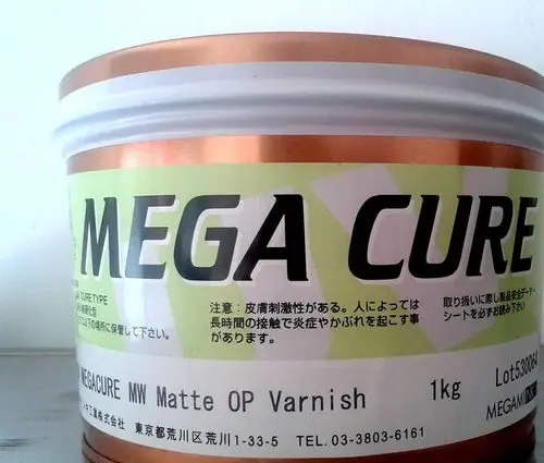 女神胶印uv哑光油 uv哑油 2852型无卤哑油图片