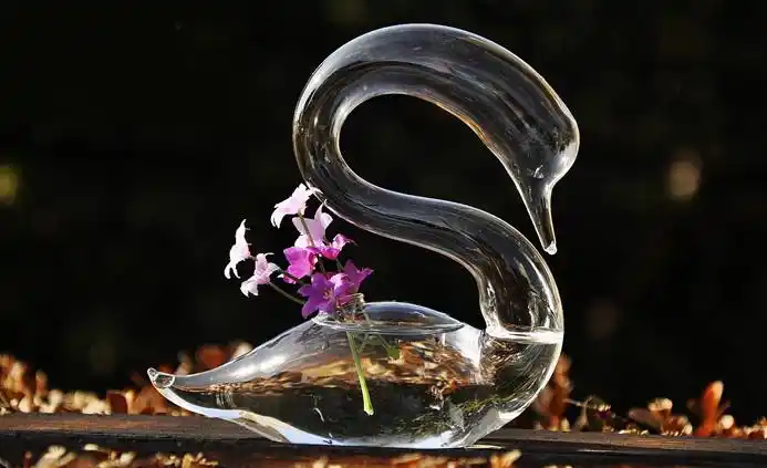 天鹅造型创意玻璃瓶