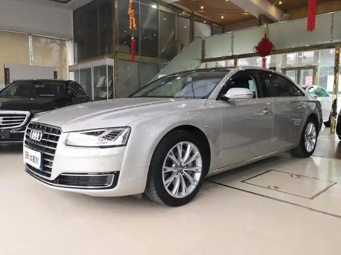 北京2015年4月奥迪奥迪a82014款a8l45tfsiquattro豪华型香槟色手自