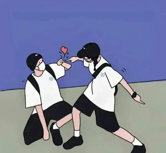 简简单单的情侣头像_情侣头像_素材_头像