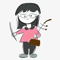 二胡卡通头像 拉二胡的卡通q版头像_微信头像图片大全
