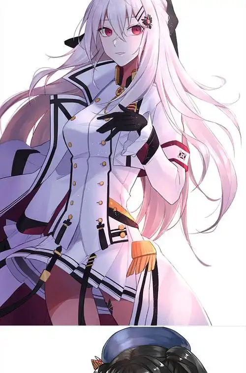 p站图集军服少女二次元美图壁纸游戏动漫资料手绘临摹素材