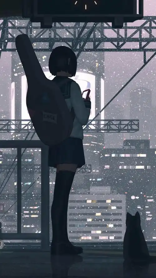 孤独的背影动漫手机壁纸 - tt98图片网