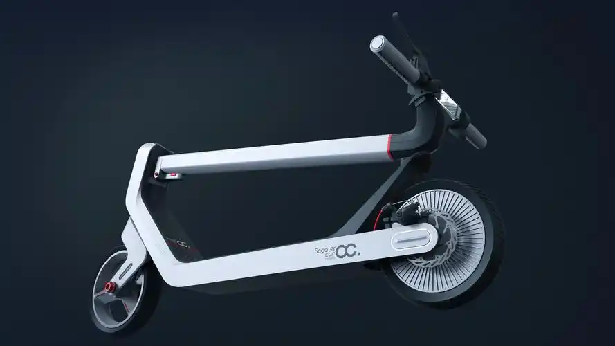 哈士奇设计作品电动滑板车