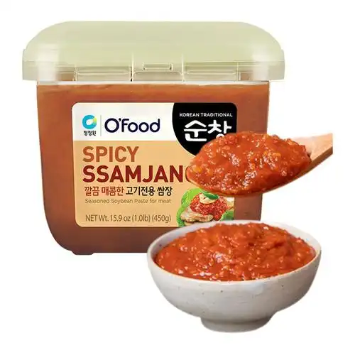 韩国进口清净园烤肉蘸料蘸酱450g韩式包饭辣椒酱酱类调料