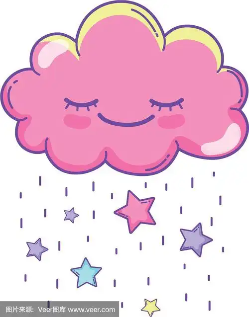 卡通可爱的云