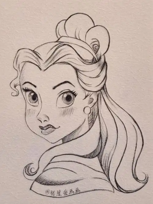 画画打卡  #手绘线稿  #寻找小红书绘画大神  #迪士尼  #手绘