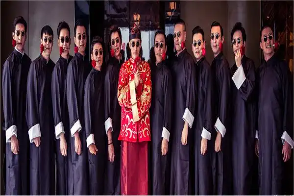 黄晓明伴郎团及伴娘团名单伴娘和伴郎的挑选标准有哪些飞外网