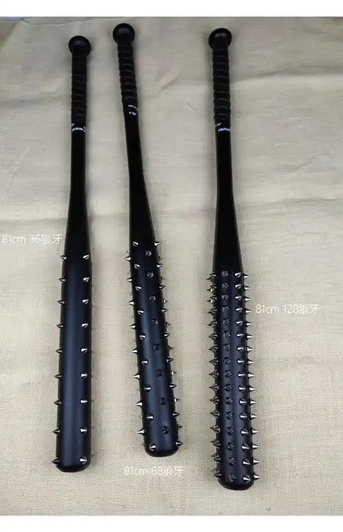 棒球棍防身棒加厚合金钢狼牙棒金属防身棍棒球棍棒球棒自卫车载用品细