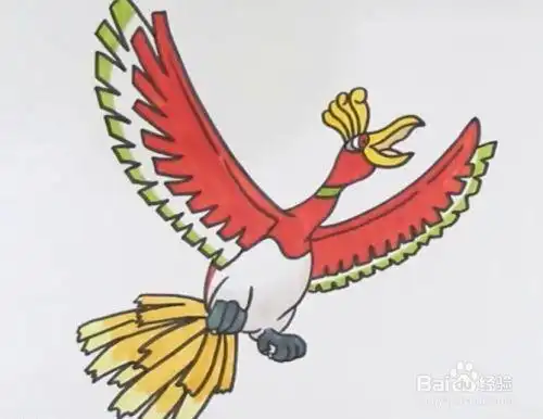 凤王的简笔画怎么画