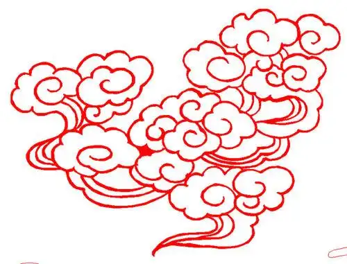 祥云新年剪纸玻璃装饰贴纸福字窗花pvc材料防水吉祥云朵节日喜庆