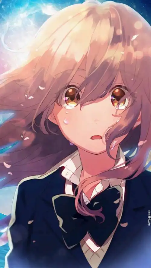 声之形女主角西宫硝子nishimiya shouko穿jk校服手机壁纸图片集(8)