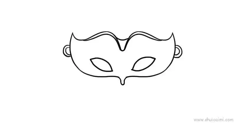 面具儿童画怎么画 面具简笔画好看