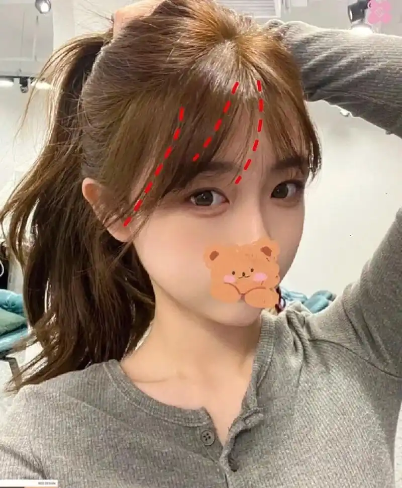 好适合方圆脸女生的显脸小刘海!