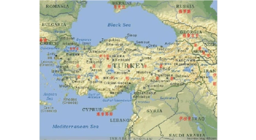 起源地问题6世纪的小亚细亚半岛(即所谓今日土耳其本岛的"爱奥尼亚")