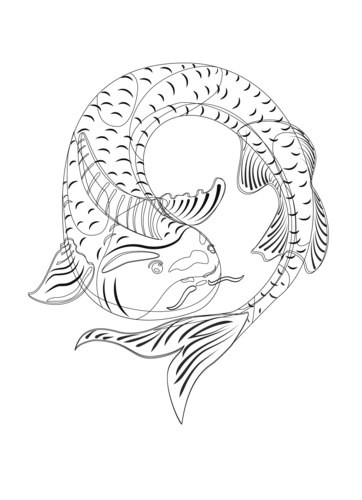 大鱼海棠-矢量插画