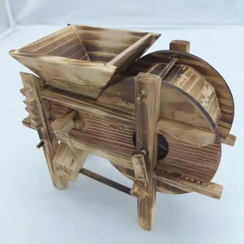 厂家直销 谷风车 仿古农具模型 家居装饰手工摆件 怀旧玩具摆件