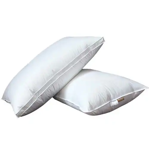 ownfun五星级酒店羽绒枕头 白鹅绒枕芯单人护颈椎枕软枕硬枕可选
