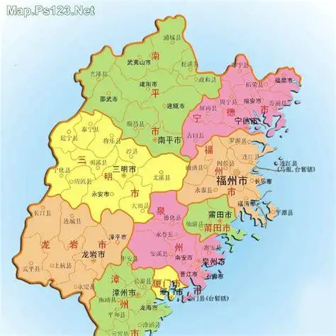 福建省行政区划_百度百科
