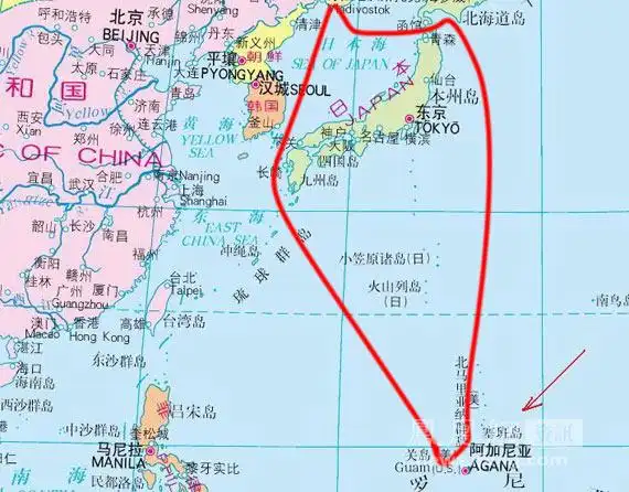 俄轰炸机携核武飞临关岛 美军f15拦截(图)