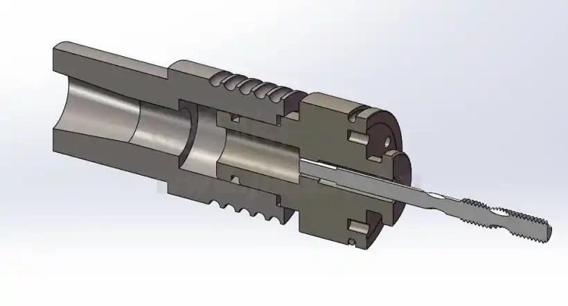 丝锥夹头solidworks三维模型