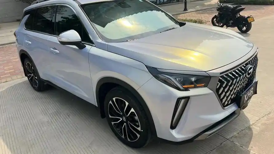 传祺gs4改色远峰蓝魅金