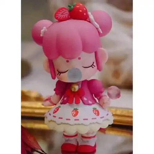 适用于若态若来nanci第四代梦境下午茶系列盲盒潮玩确认款 草莓蛋糕