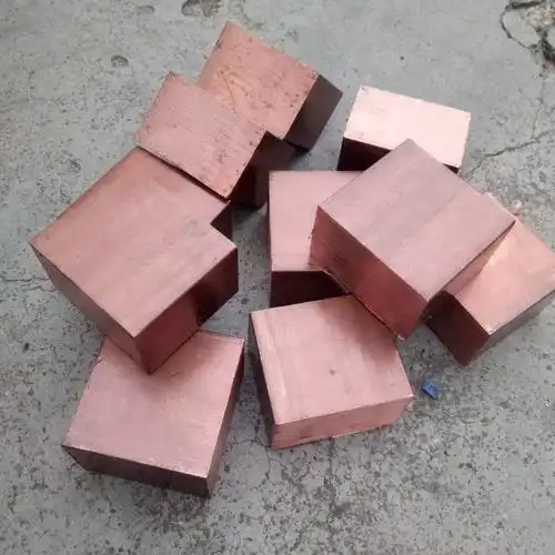 2紫铜块铜排纯铜实心四方铜块红铜块导电铜块正方形铜块 35*35*35mm