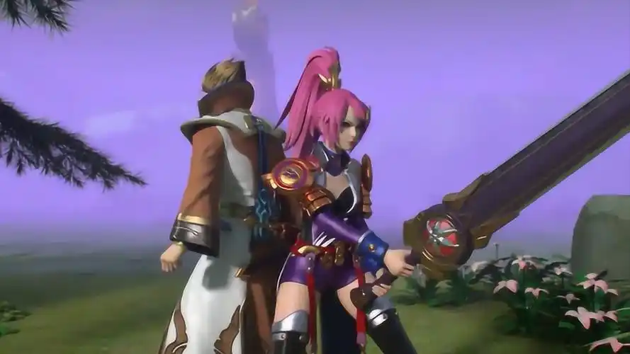 峡谷重案组花木兰切成重剑模式开始战斗那是相当的危险