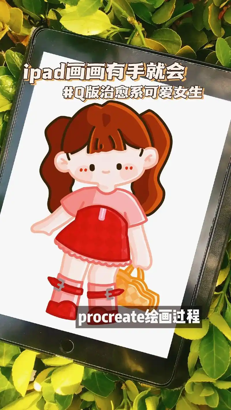 【q版人物小课堂】教你画超可爱女生插画