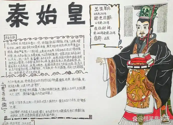 历史手抄报——秦始皇