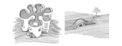 手绘线稿当中的直线与曲线