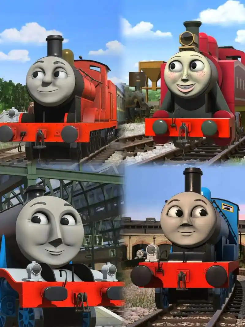 托马斯小火车.#动漫 #托马斯小火车 #小火车 - 抖音