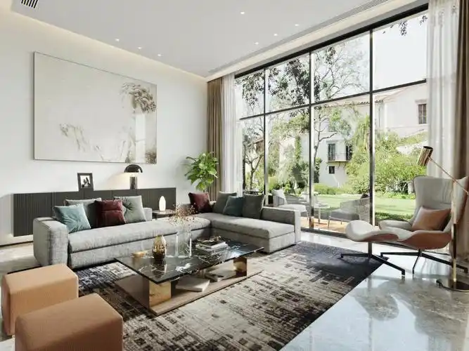 浦东汤臣豪园300㎡现代极简风格装修设计